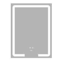 Зеркало Prime MR-02-60/LED/Touch/Anti-fog/Димер/Регулятор яркости/600x800 (ZX6051)